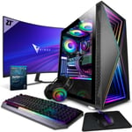 Vibox VIII-4 PC Gamer SG-Series - 27"" 144Hz Écran Pack Incurvé - Intel i9 11900F Processeur - AMD Radeon RX 6700 XT 12Go Carte Graphique - 32Go RAM - 1To NVMe M.2 SSD - Windows 11 - WiFi