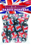 Union Jack Theme Party Poppers - Pack of 20