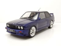 IXOMODELS, BMW E30 M3 1989 Bleu métallique, échelle 1/18, IXO18CMC122.22