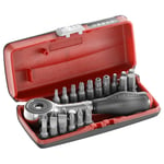 Coffret porte-embout cliquet 1/4'' + 22 embouts - FACOM - R.PE360J22PB