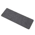 CLSMYLFB Lot de 6 ou 8 tapis de marche d'escalier en fibre de polyester Gris