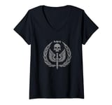 Call of Duty: Modern Warfare 2 Skull Dagger Distressed Logo V-Neck T-Shirt