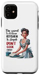 Coque pour iPhone 11 Cooking Chef Kitchen Design Funny Don't Cook Ever Design