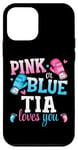 iPhone 12 mini Pink Or Blue Tia Loves You Boxing Gender Reveal Party Case