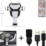 Car holder air vent mount for Motorola Edge 50 Pro cell phone mount