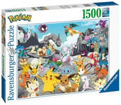 Ravensburger - Puslespil 1500 Brikker - Pokémon Classics