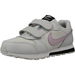 Nike MD Runner 2 (PS) Chaussures de Gymnastique, Photon Dust/Lilac glacé/Off Noir/Blanc, 32 EU