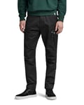 G-STAR RAW Men's Zip Cargo Regular Tapered Trousers, Black (Dk Black D24720-c072-6484), 35 W/34 L