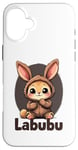 Coque pour iPhone 16 Plus Labubu Mignon Déguisement Lapin