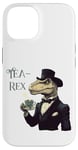 Coque pour iPhone 14 Tea-Rex Meme Funny T Rex avec tasse