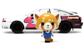 JADA TOYS - TOYOTA Trueno AE86 with figurine AGGRETSUKO 1986 - 1/24 - JAD33725