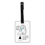 Looking In The Mirror I See A Magical Unicorn Visual Luggage Tag Suitcase Bag