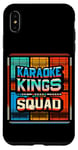 Coque pour iPhone XS Max Karaoke Kings Squad Singing Party Fun Group Talent -
