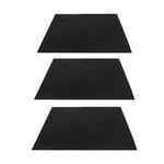 Youyijia 3x BBQ Grill Mat 50 x 40 cm Teflon Oven Pan Liners Non-Stick Barbecue Baking Mats Heat Resistant Cooking Sheets