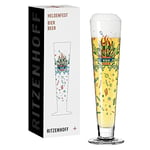 Ritzenhoff 1011014 Verre à bière 330 ml - Série Herodenfest Motif n° 14 - BBQ and beer - Rond Multicolore - Fabriqué en Allemagne - Cuivre Bleu, Rouge, Vert