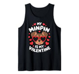 Miniature Pinscher My Valentines Hearts Day Mom Dad Minpin Tank Top