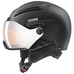 uvex Hlmt 600 Visor - Ski Helmet for Men and Women - Visor - Individual Fit - wmn Black Matt - 53-55 cm