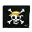 Drapeau Skull Luffy One Piece 50 x 50