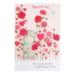 Hallmark Open Valentine's Day New Greeting Card 'Rain or Shine' - Medium