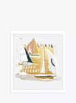 The Proper Mail Company Sailing Boats Birthday Card