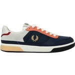 Fred Perry Mens B8293 907 Navy Blue Leather Trainers - Size UK 3