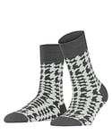 FALKE Women's Sensitive Timeless Socks, Wool, Grey (Gunmetal 3226), 5.5-8 (1 Pair)