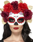 Rose Senorita - Day of The Dead Halvmaske