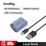 SmallRig NP-FW50 1030mAh Camera Battery, USB-C Charging for Sony A7S II/A7R II