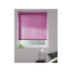 MADECOSTORE Store Enrouleur Tamisant Tissu Uni Fuchsia - L49 x H190cm - avec perçage