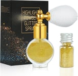 Glitter  Powder  Spray ,  Shiny  Body  Glitter  Spray  for  Women ,  Highlighter