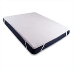 Topper Surmatelas viscoélastique Surmatelas 120 x 200 cm - Housse Aloe Vera - Épaisseur 5 cm - Respirant