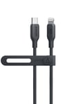 Câble Iphone Usb C Vers Lightning, 541 Câble Certifié Mfi 0,9 M, Câble De Charge Rapide Biosourcé Pour Iphone 13 13 Pro 12 11 X Xs Xr 8 Plus (Chargeur Non Inclus), Noir Fantôme