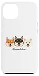 Coque pour iPhone 13 Design simple Mameshiba