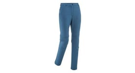 Pantalon convertible lafuma active str zo bleu femme