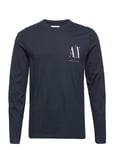 Armani Exchange T-Shirt Marinblå