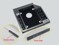 2nd SATA Hard Drive Bay Caddy 12.7MM for Lenovo Thinkpad DELL HP  SAMSUNG SONY