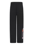 Nike Kids Girls Floral Fleece Wide Leg Joggers - Black