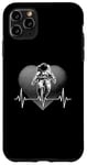 Coque pour iPhone 11 Pro Max Astronaute Heartbeat Space Hommes Femmes Garçons Filles Jeunes