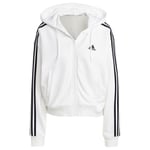 adidas Essentials 3-stripes French Terry Bomber Full-zip Hoodie adult IK8387