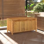 Bonnevie - Banc Coffre de rangement de jardin - Banquette Pouf 110x52x55 cm Bambou BV899636