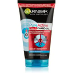 Garnier Pure Active 3-in-1 black face mask with activated charcoal for blackheads and acne 150 ml