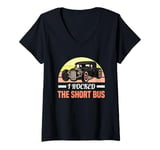 Womens I Rocked The Short Bus Classic Car V-Neck T-Shirt