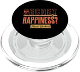 The Secret of Happiness? Intense Workouts Motivational Quote PopSockets PopGrip for MagSafe