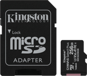 KINGSTON 256GB micSDHC Canvas Select Plus 100R A1 C10 Card+AD EU