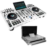 Denon DJ Prime 4+ White Limited Edition + Flight Case