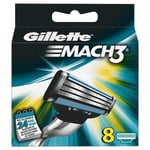 Pack 8 Lames GILLETTE MACH3 Recharge de Rasoir HOMME Gilette Mach 3 Match3 Match