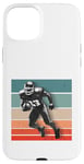 Coque pour iPhone 15 Plus Athlète de football action force agilité sport jeux de