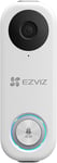 EZVIZ Wired Video Doorbell Camera, 2.4G/5G Dual Band Wi-Fi, 256 GB SD Card, No