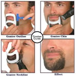 5PCS Beard Template Set Hairline Grooming Beard Trimming Styling White HOT