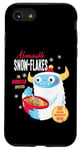 Coque pour iPhone SE (2020) / 7 / 8 Cute Abominable Yeti. Bigfoot hide and seek on Snow, Flake